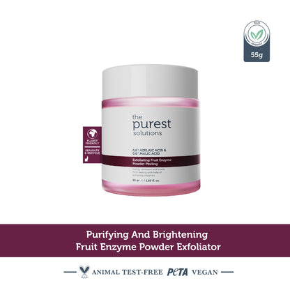 Fruit Enzyme Peeling 55g — Brightening Powder Exfoliator
