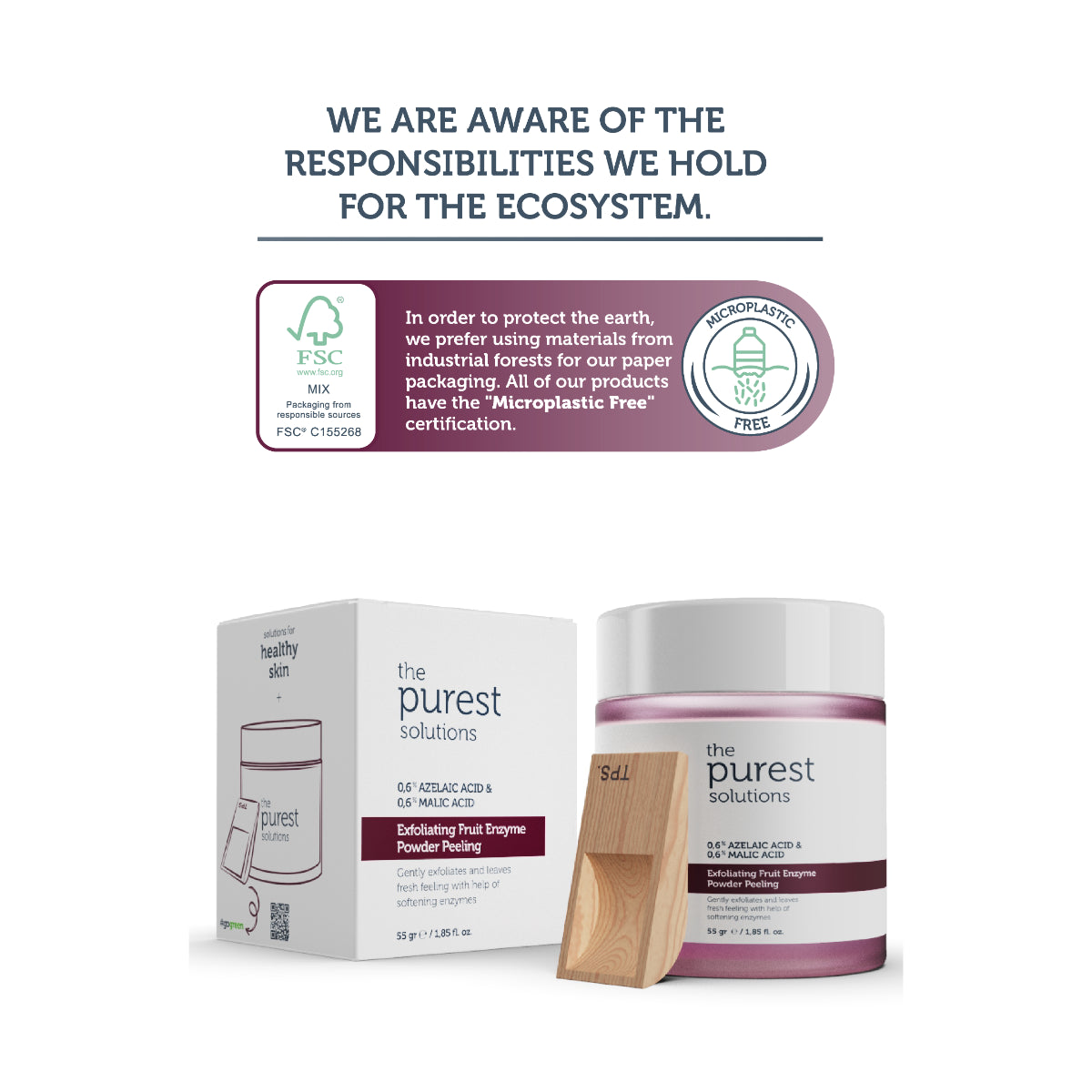 Fruit Enzyme Peeling 55g — Brightening Powder Exfoliator