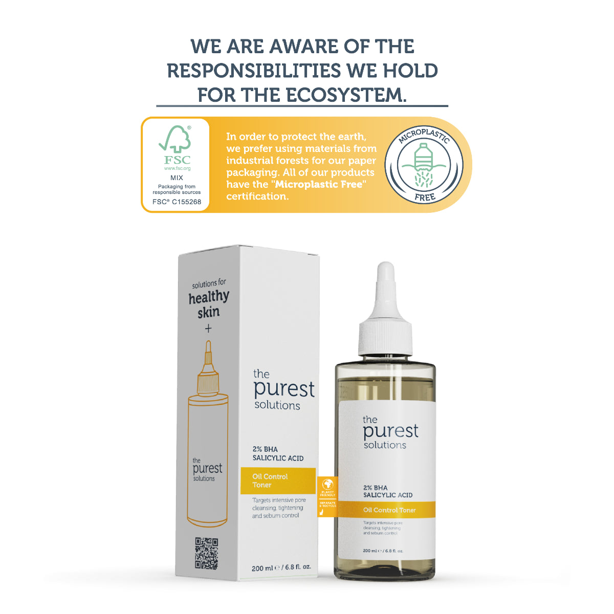 The Purest Solutions Oil Control Toner 200ml