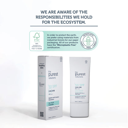 The Purest Solutions Mattifying Dry-Touch Sunscreen SPF 50 50ml