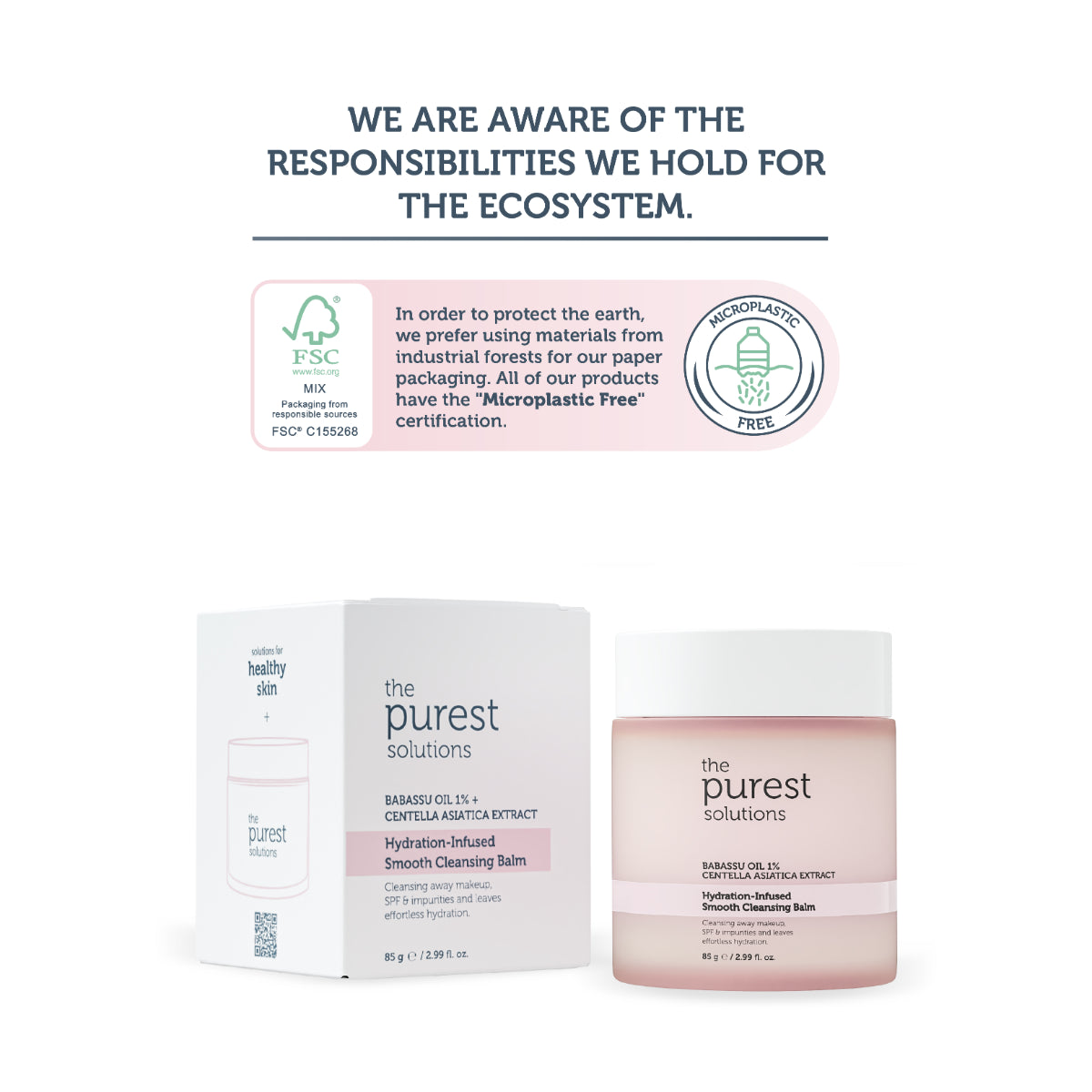 Hydration Infused Smooth Cleansing Balm for Sensitive and Dry Skin 85g