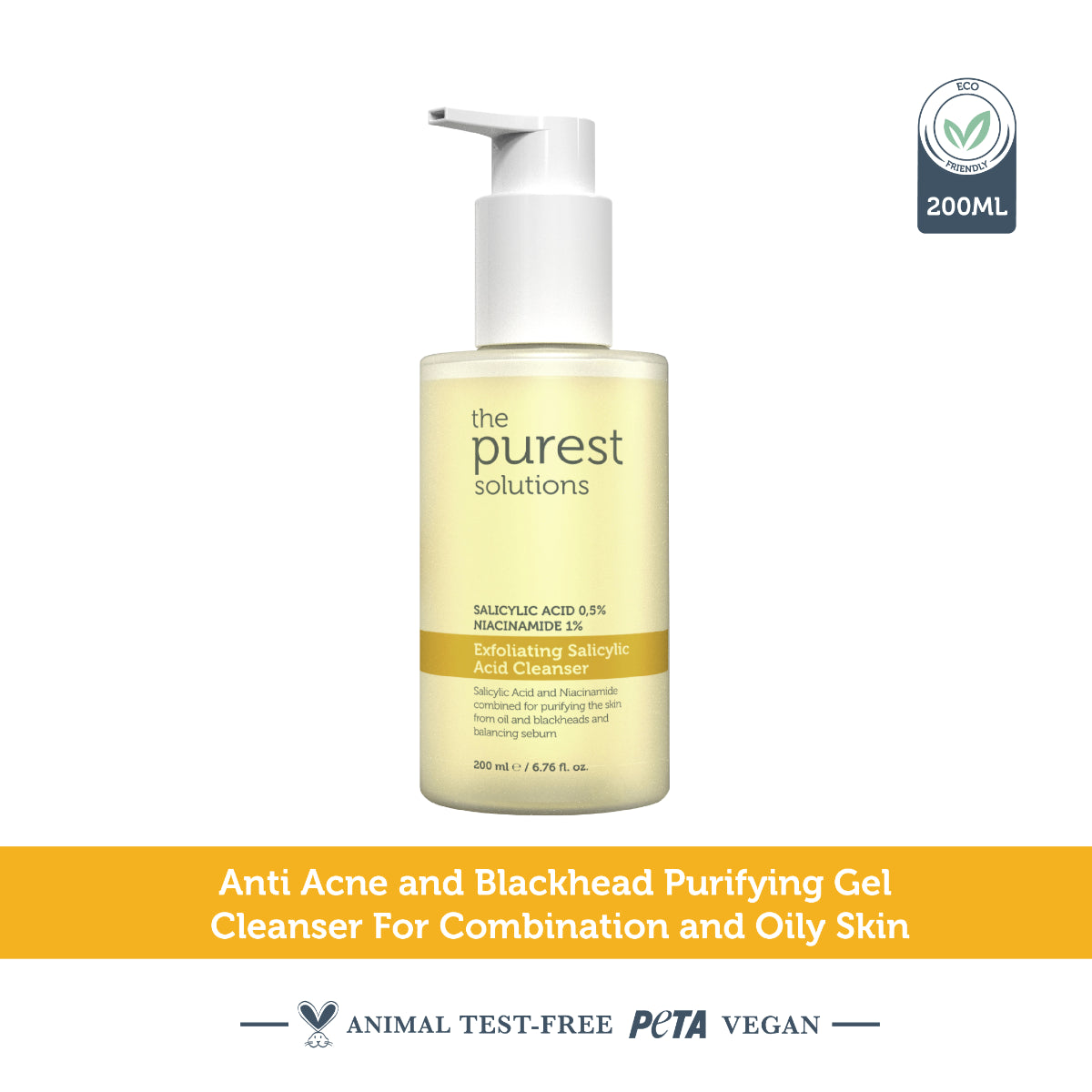 The Purest Solutions Salicylic Acid Cleansing Gel 200ml
