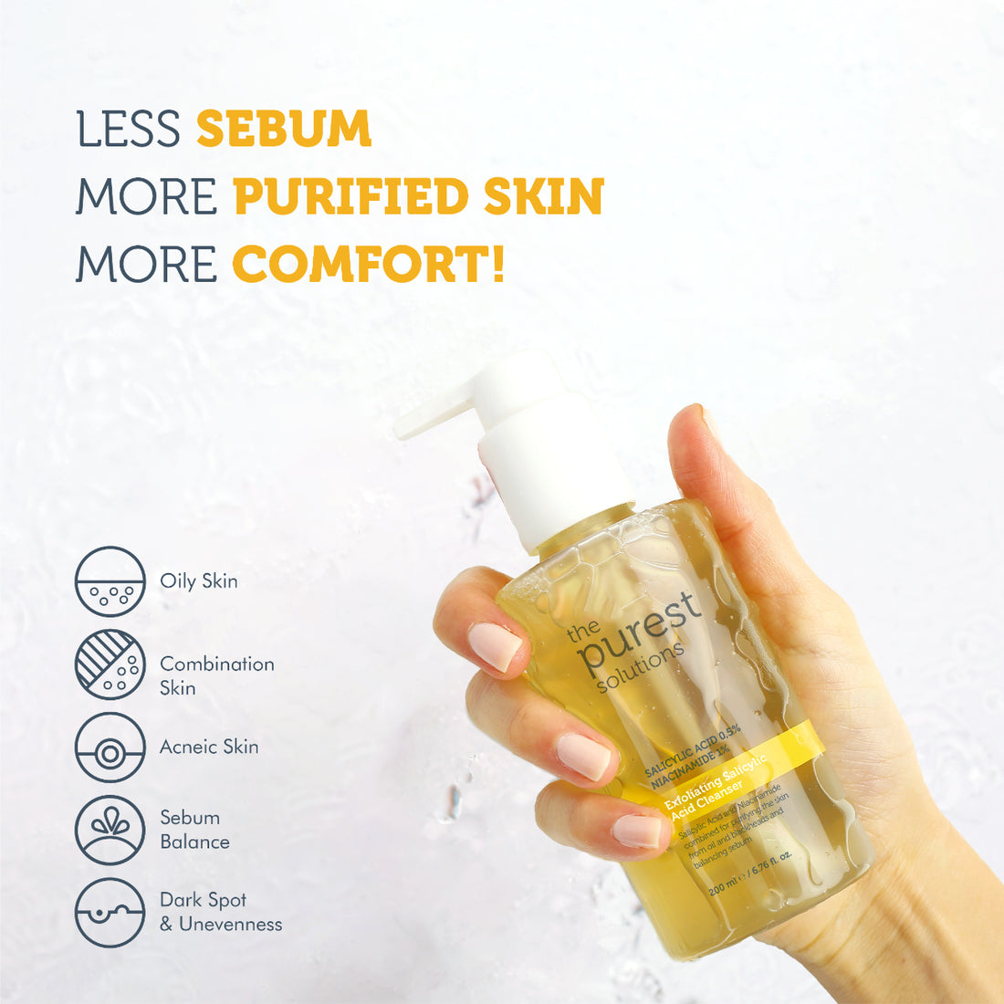 The Purest Solutions Salicylic Acid Cleansing Gel 200ml