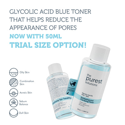 Exfoliating Clarifying Toner 50ml — Travel Size