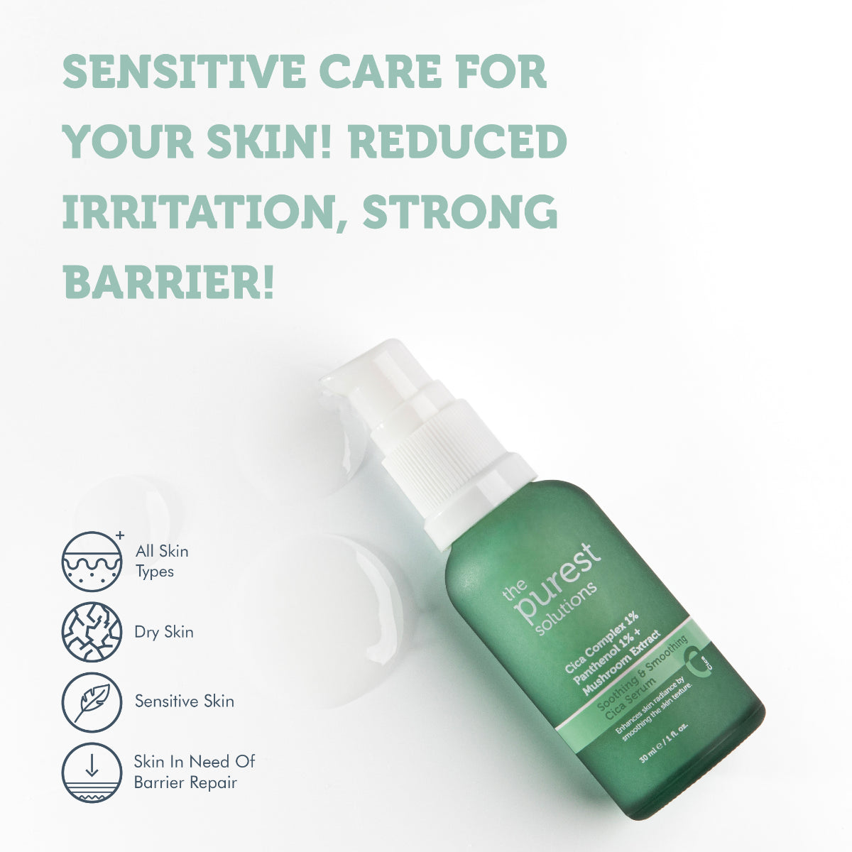 The Purest Solutions Soothing Cica Serum 30ml