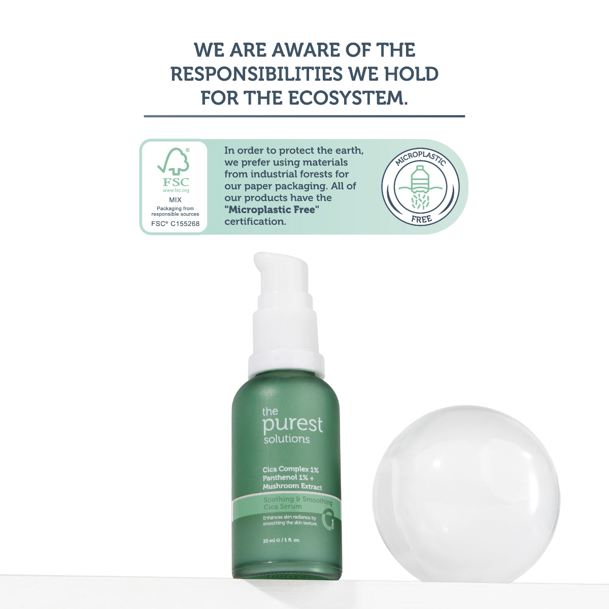 The Purest Solutions Soothing Cica Serum 30ml
