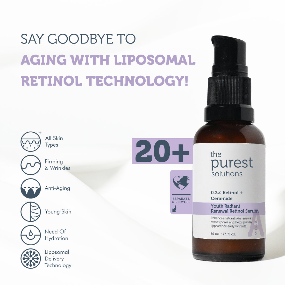 Liposomal Retinol Night Serum 30ml — Gentle Anti-Aging