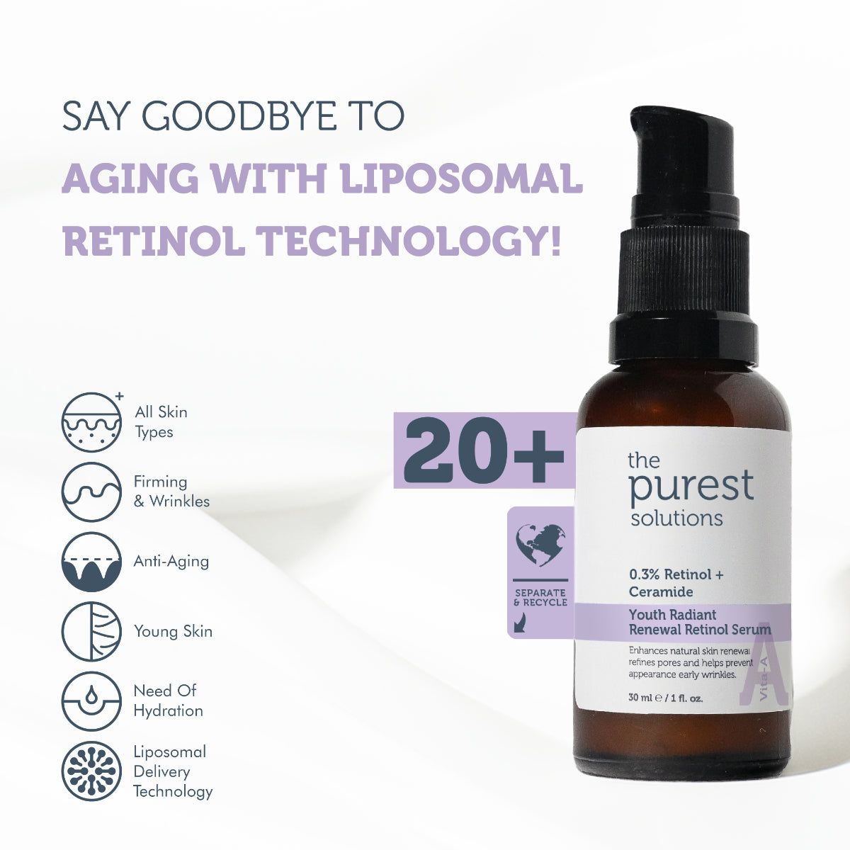 Liposomal Retinol Night Serum 30ml — Gentle Anti-Aging
