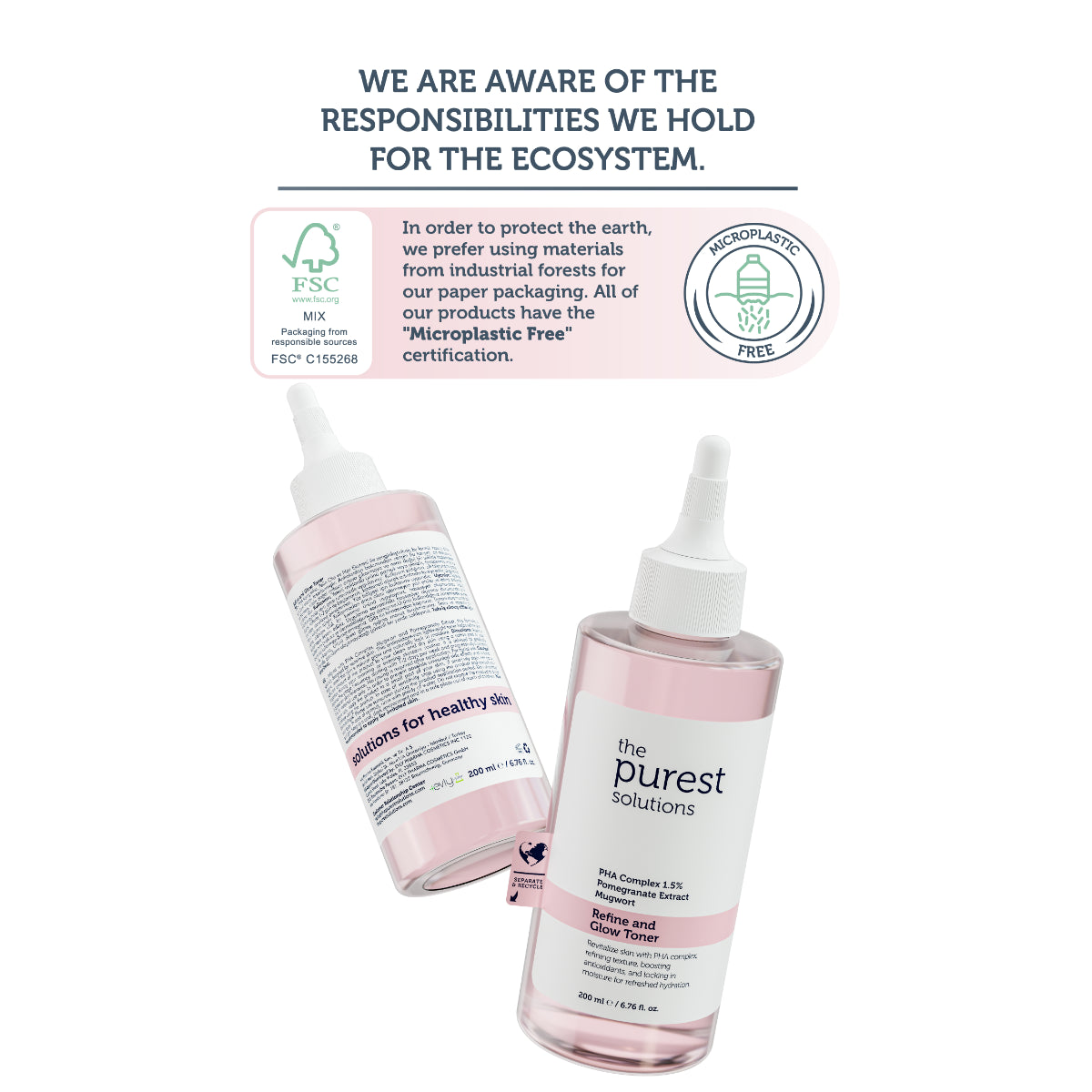 Purifying Brightening PHA Pink Toner 200ml — Sensitive Skin