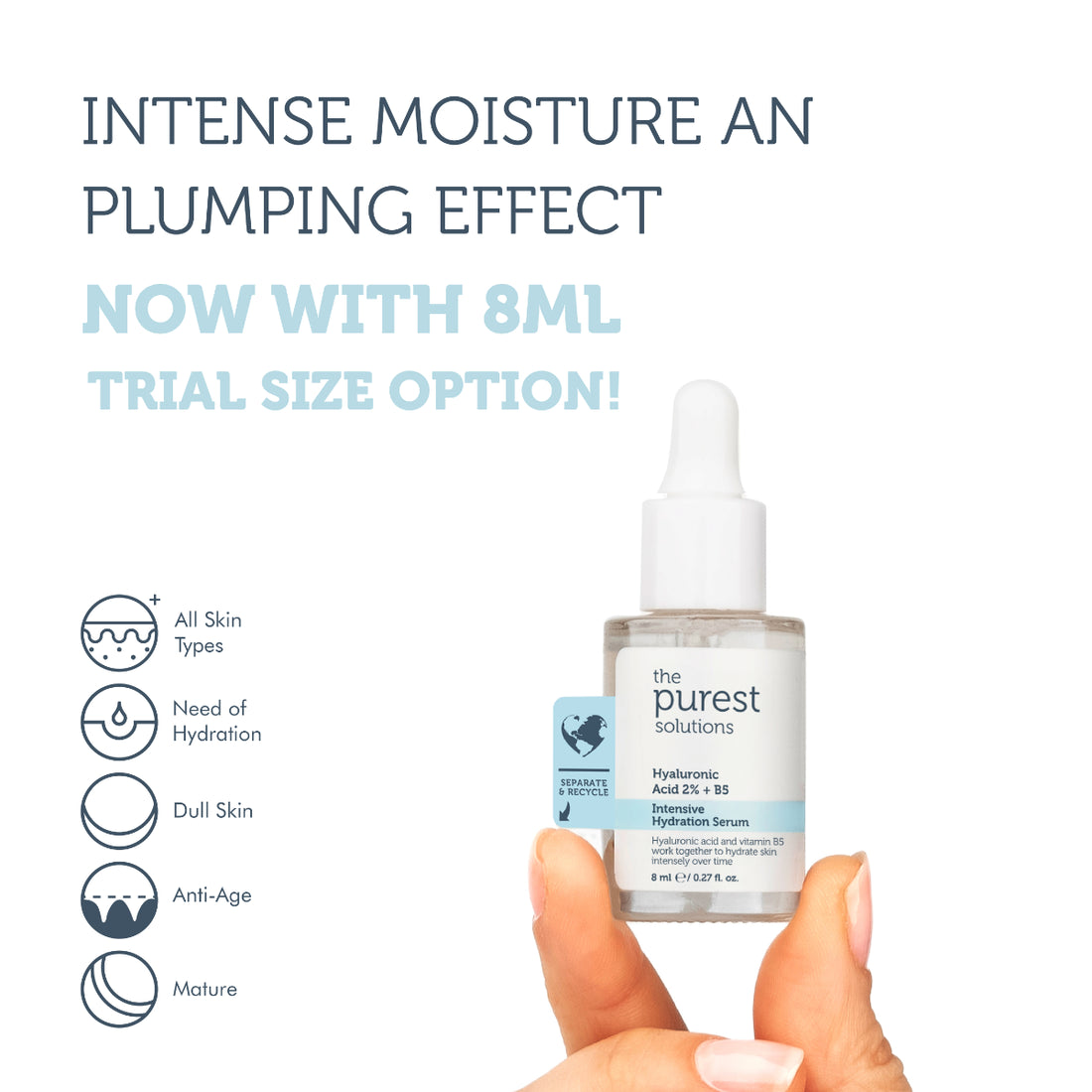 Hyaluronic Acid Serum 8ml — Travel Size