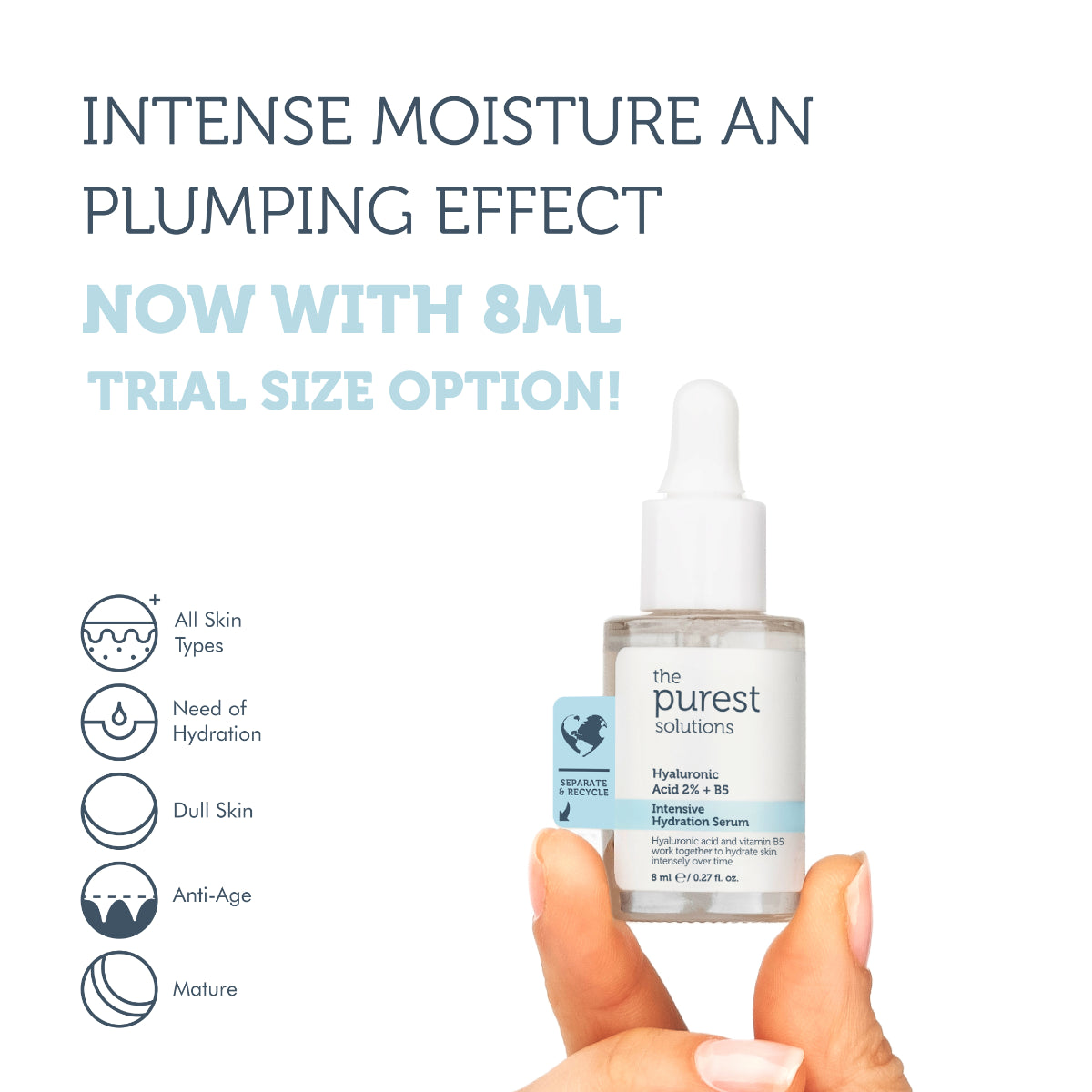 Hyaluronic Acid Serum 8ml — Travel Size