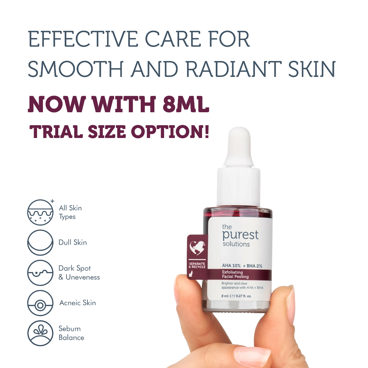 AHA/BHA Red Peeling Serum 8ml — Travel Size