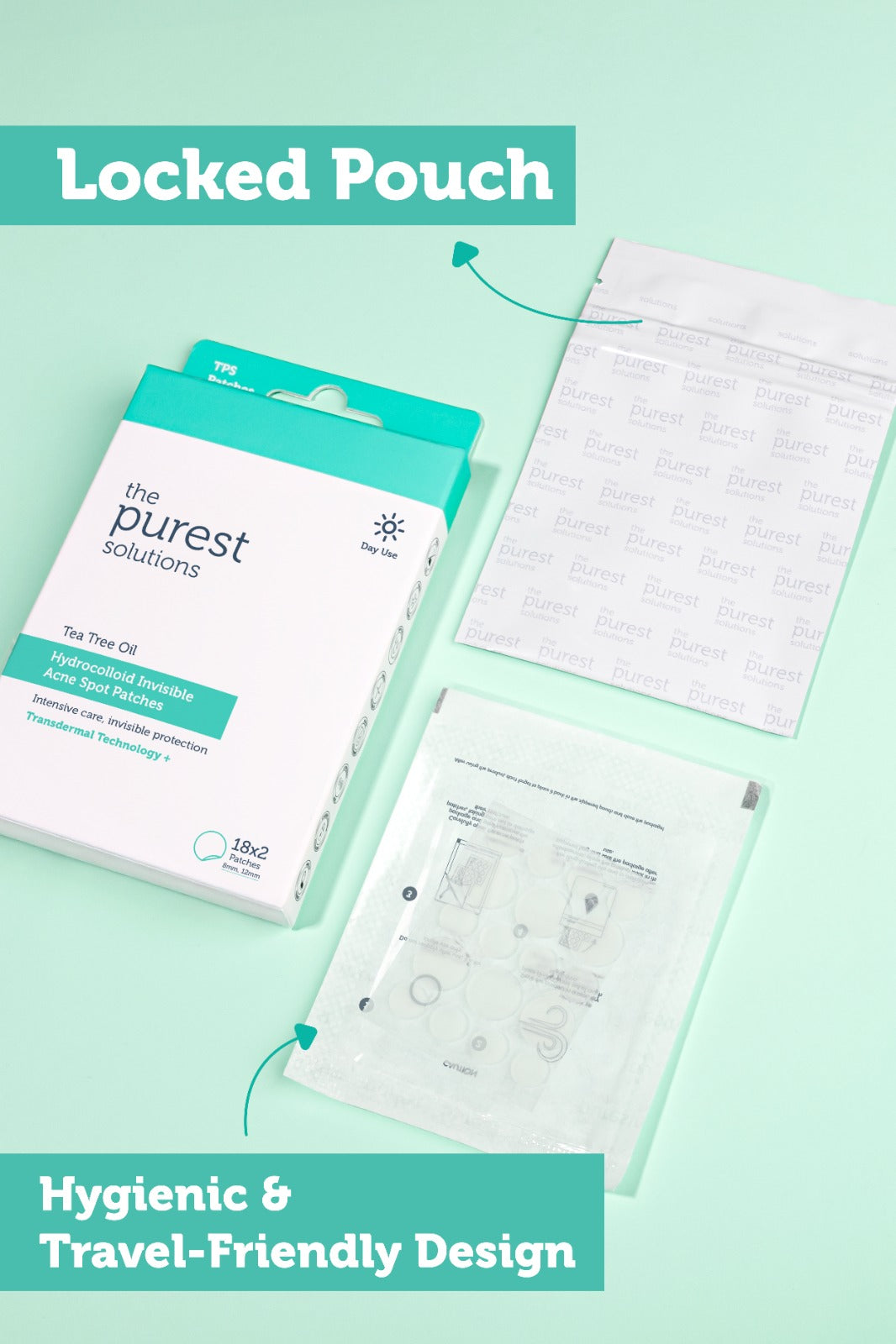 Hydrocolloid Anti-Acne &amp; Soothing Patches, Pack of 36