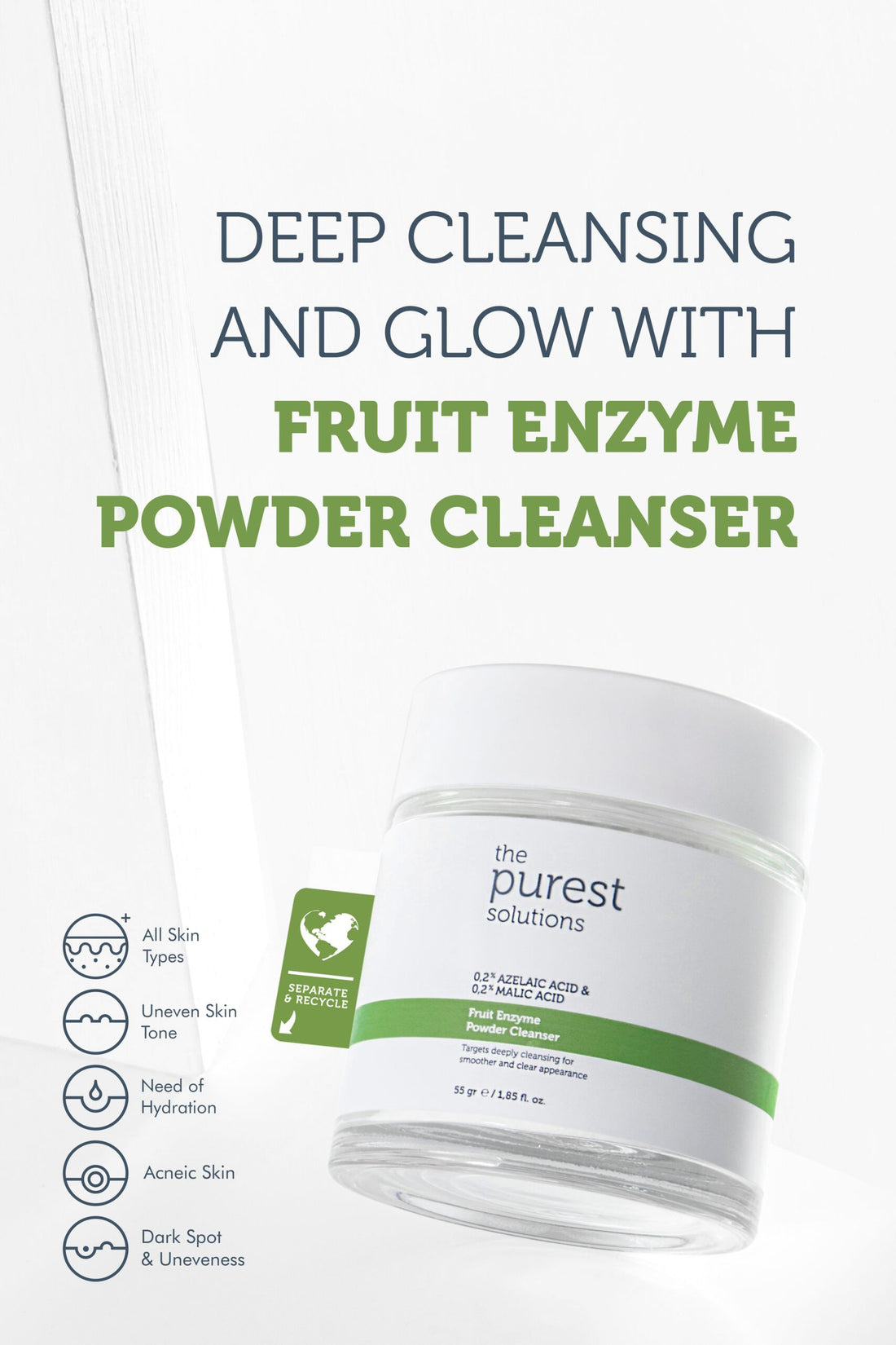 Fruit Enzyme Powder Cleanser-55 GR