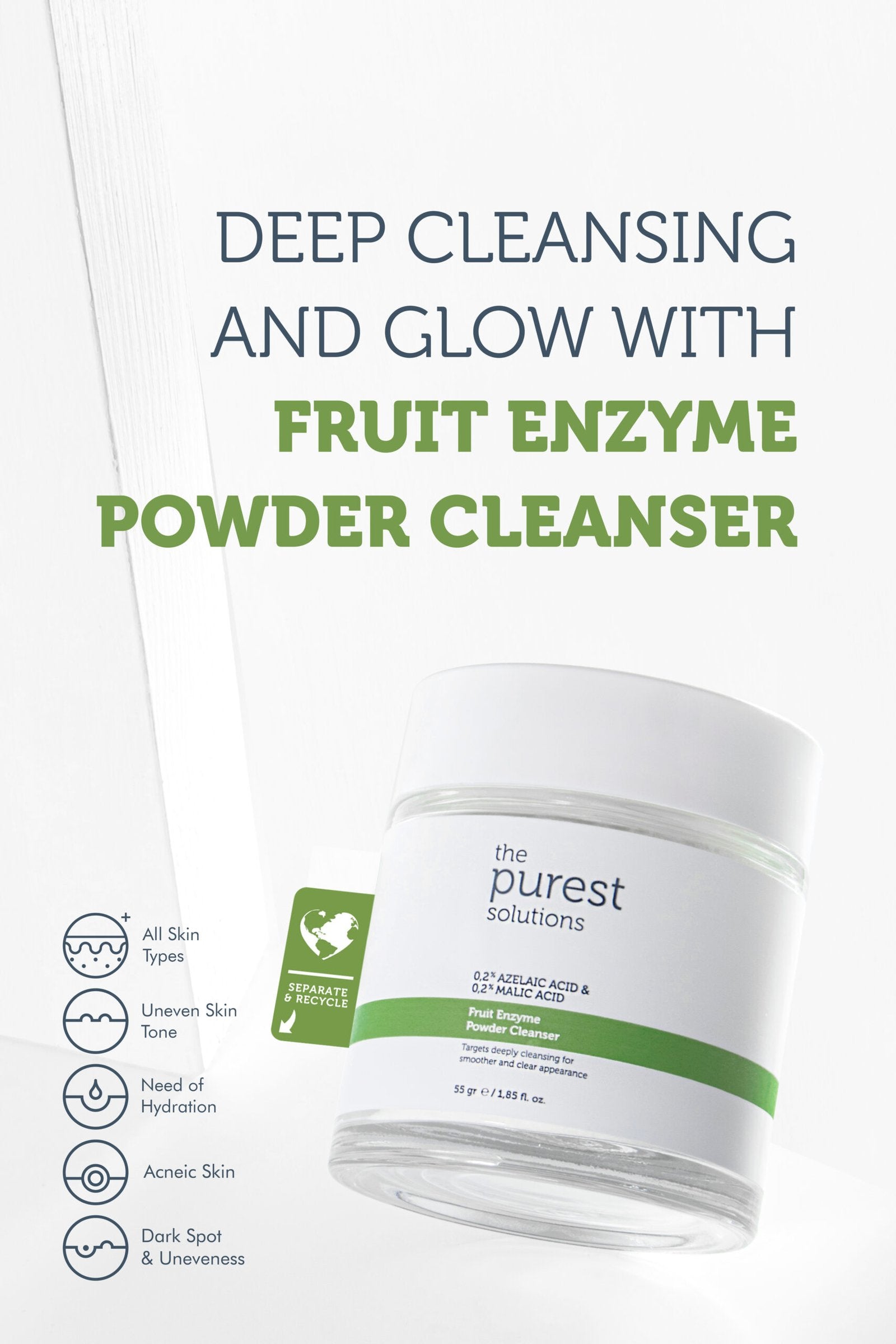 Fruit Enzyme Powder Cleanser-55 GR