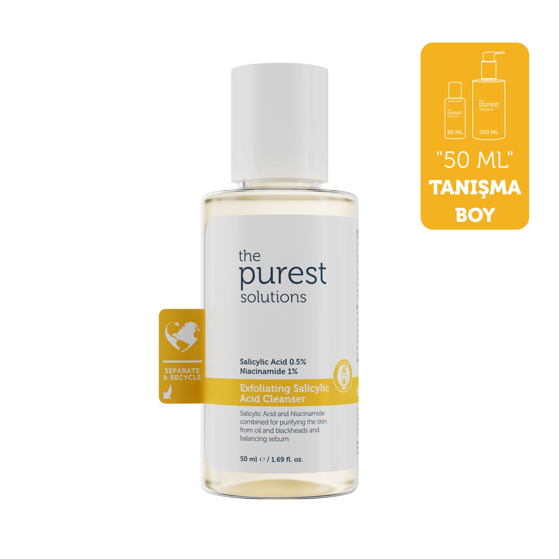 the purest solution salcylic acid cleanser travel size